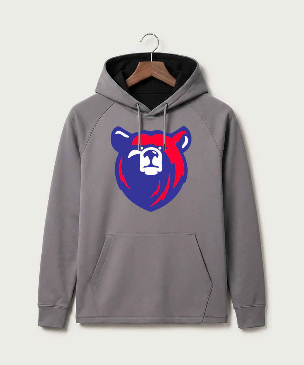 Bertha Hewitt High School Football (Boys) - Gray Hoodie - Full Front