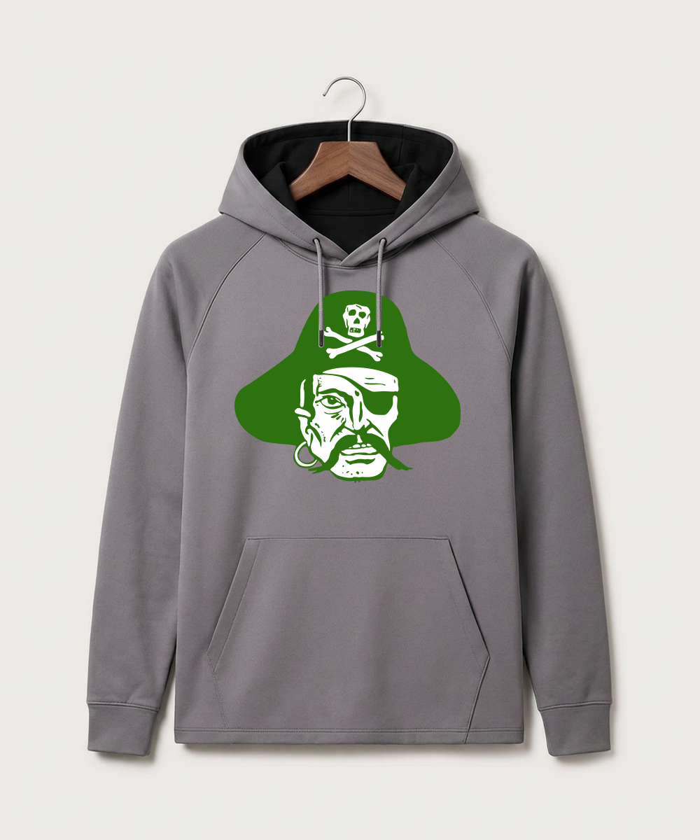 Verndale High School Football (Boys) - Gray Hoodie - Full Front