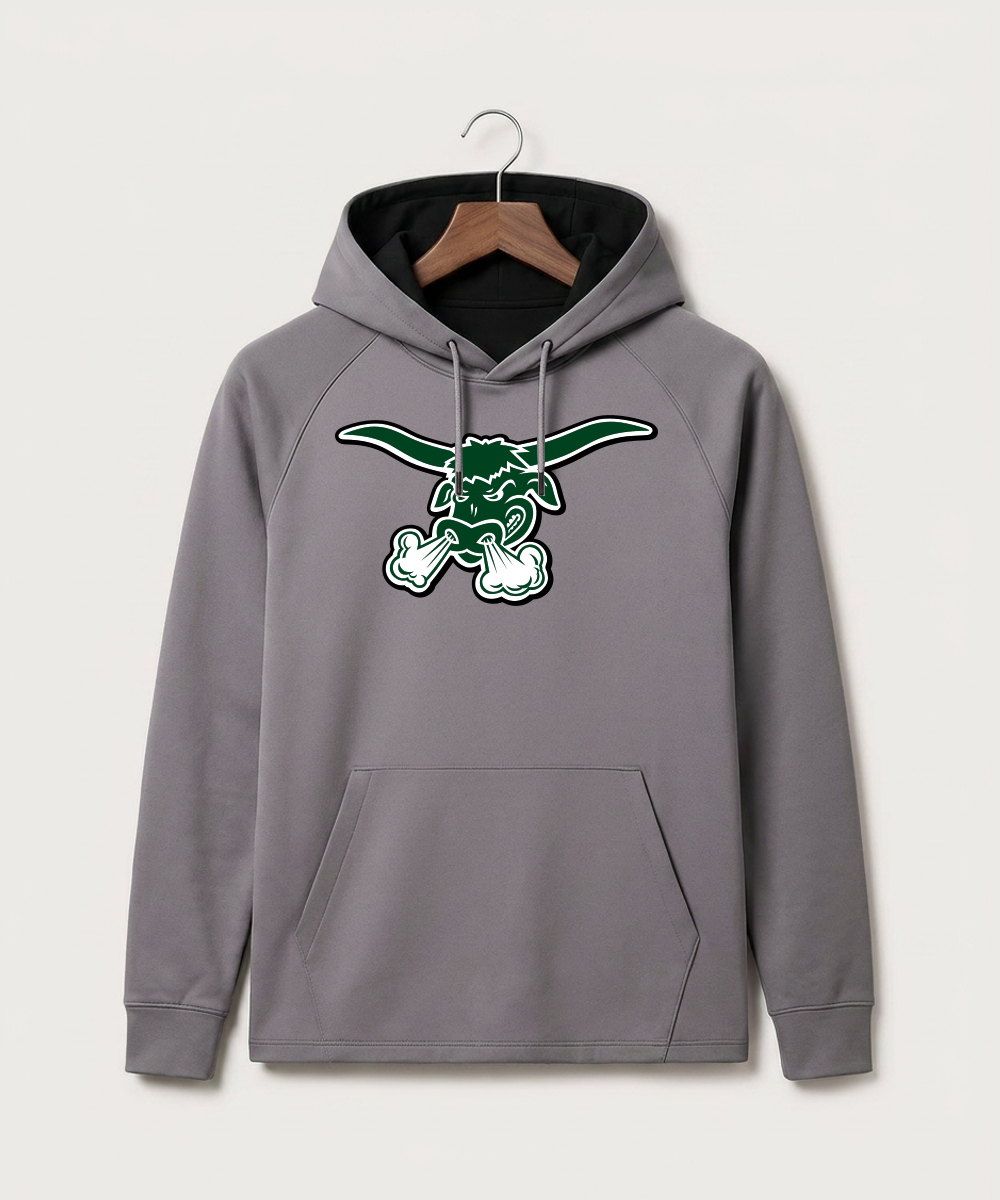 West Fargo High School Football (Boys) - Gray Hoodie - Full Front