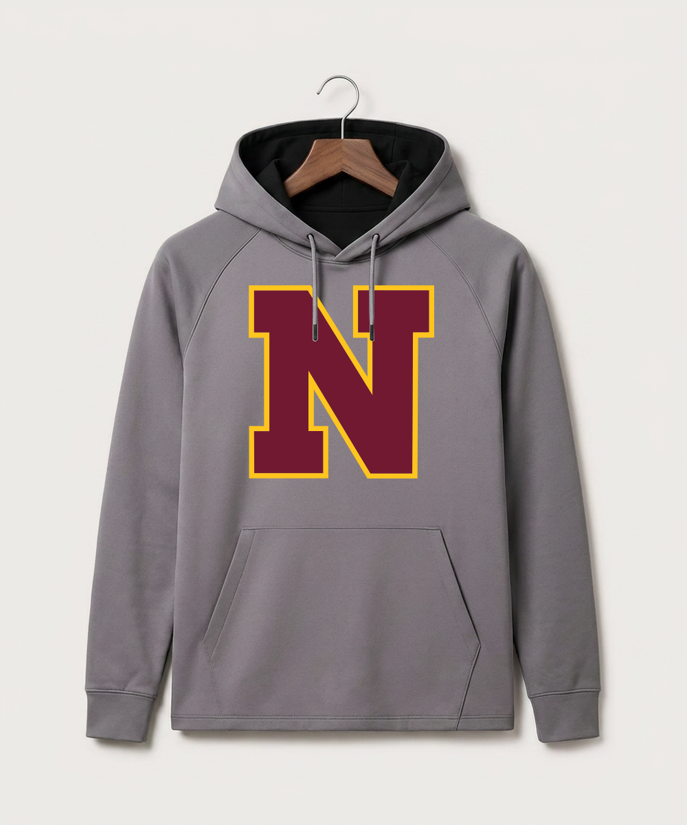 Northfield High School Volleyball (Girls) - Gray Hoodie - Full Front