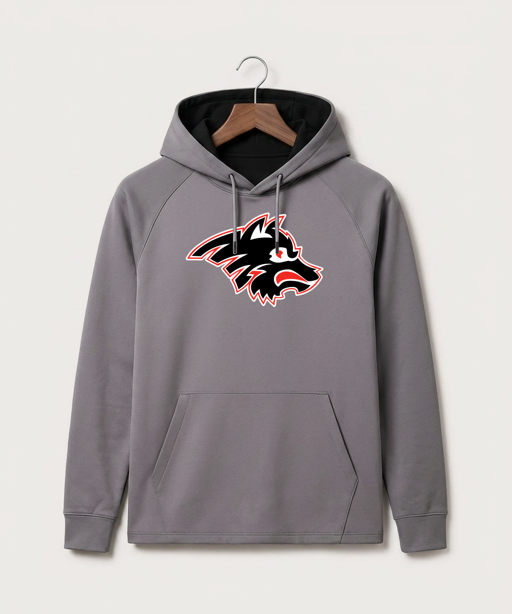 Milaca High School Football (Boys) - Gray Hoodie - Full Front
