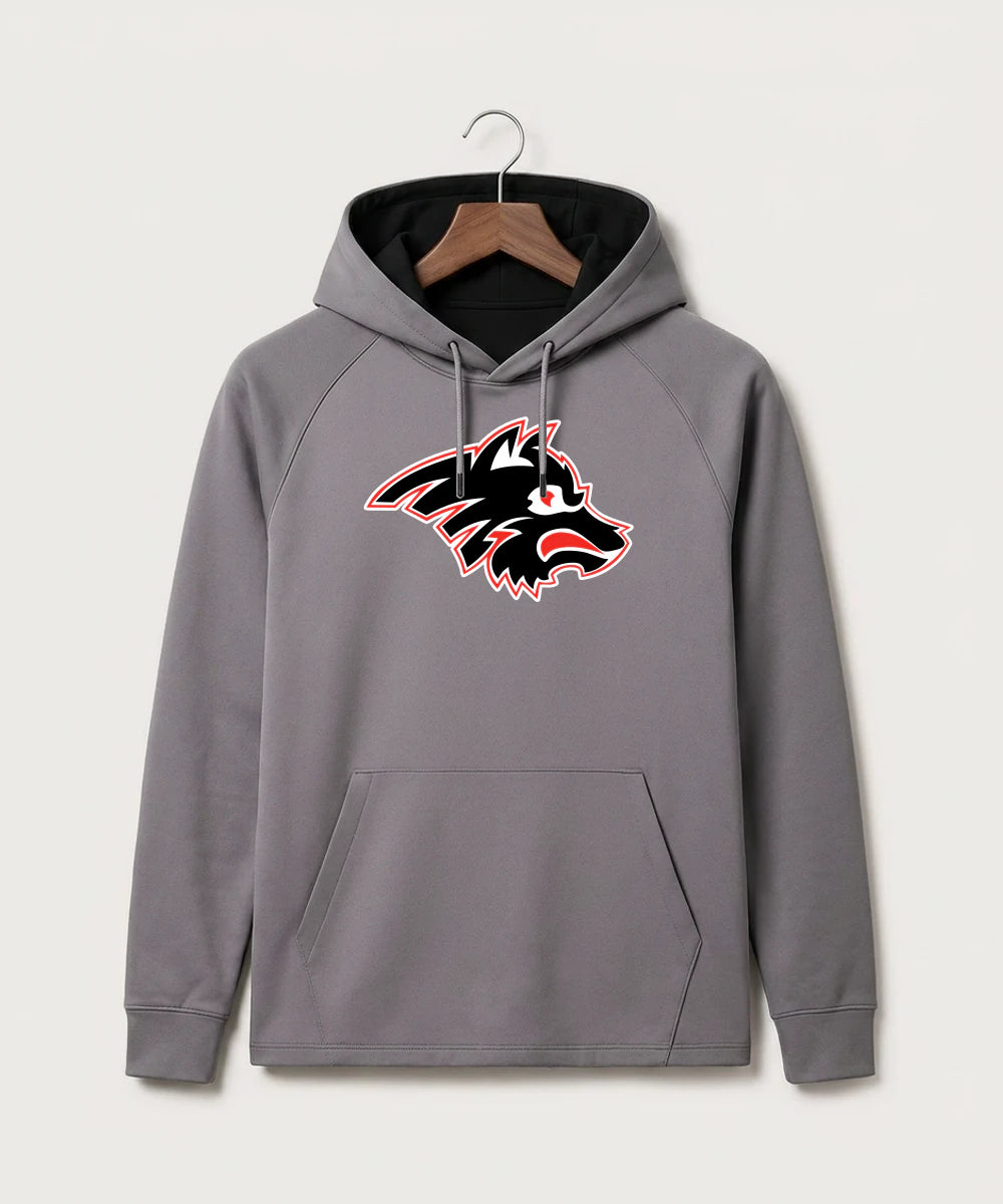 Milaca High School Football (Boys) - Gray Hoodie - Full Front