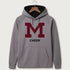 Moline Cheer general - Gray Hoodie - Full Front