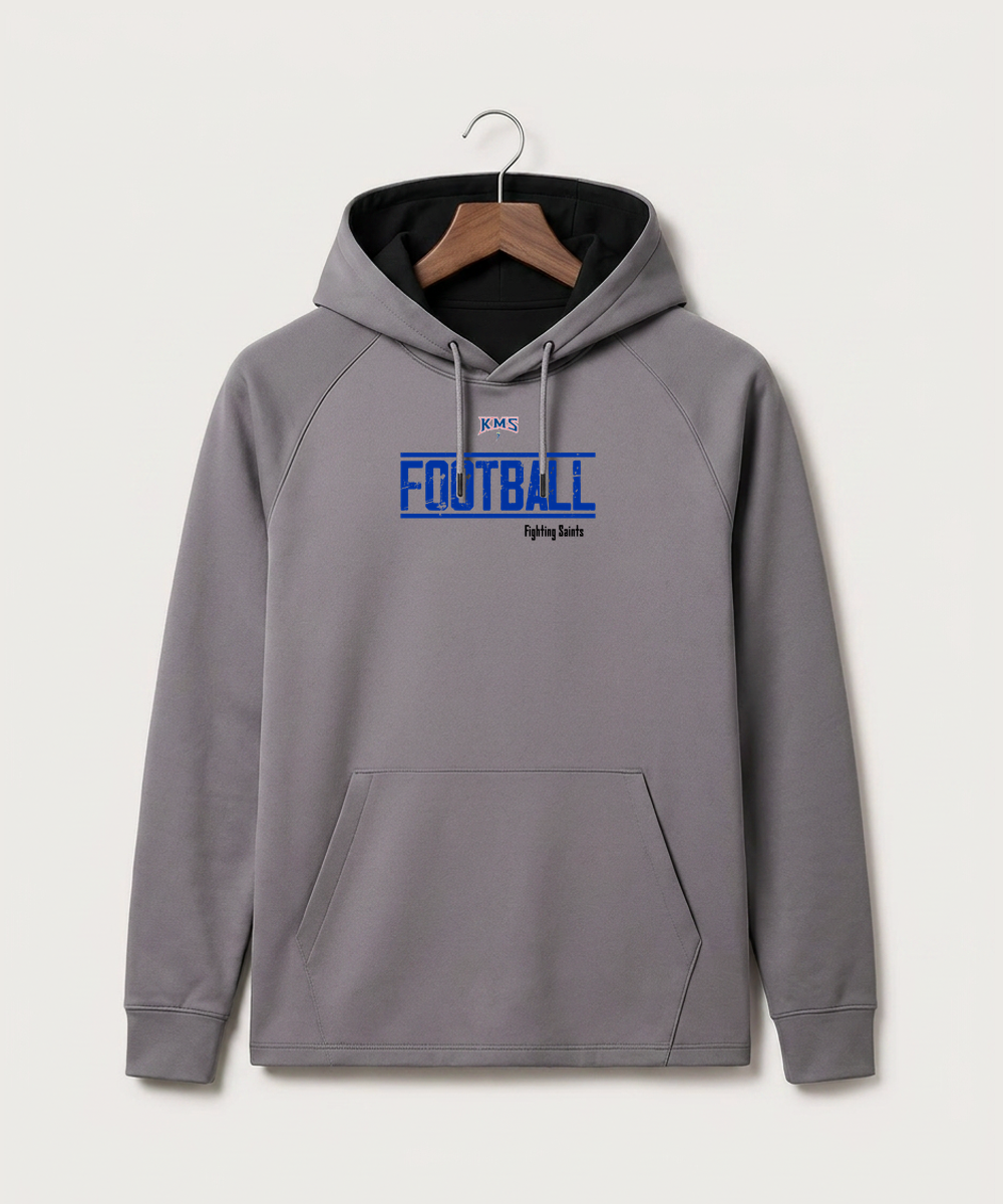 Kerkhoven-Murdock-Sunburg High School Football (Boys) - Gray Hoodie - Full Front