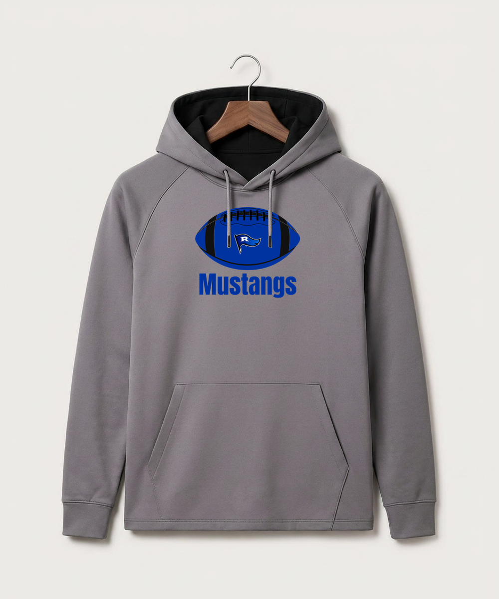 Red Lake County Central Football (Boys) - Gray Hoodie - Full Front