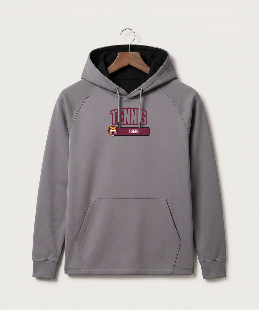 Stewartville High School Tennis (Coed) - Gray Hoodie - Full Front