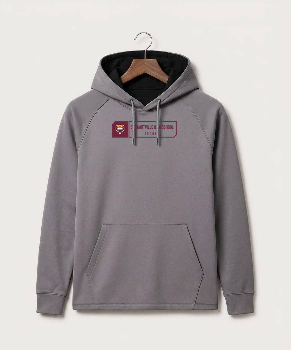 Stewartville High School Tennis (Coed) - Gray Hoodie - Full Front