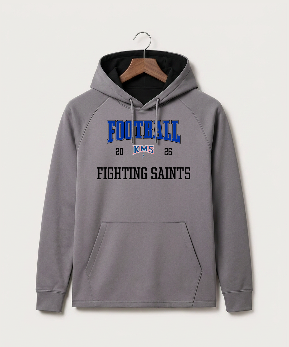 Kerkhoven-Murdock-Sunburg High School Football (Boys) - Gray Hoodie - Full Front