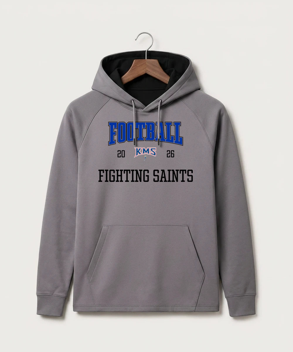 Kerkhoven-Murdock-Sunburg High School Football (Boys) - Gray Hoodie - Full Front