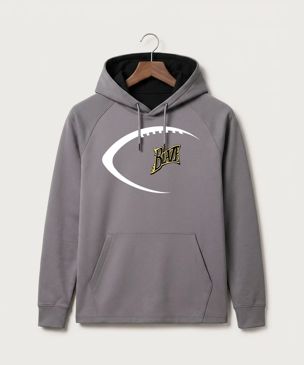 Burnsville High School Football (Boys) - Gray Hoodie - Full Front