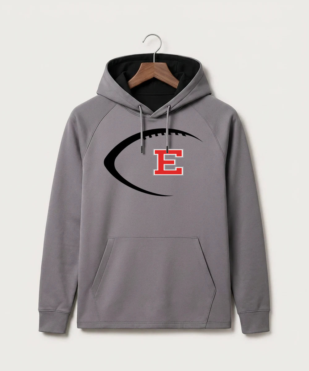Duluth East High School Football (Boys) - Gray Hoodie - Full Front