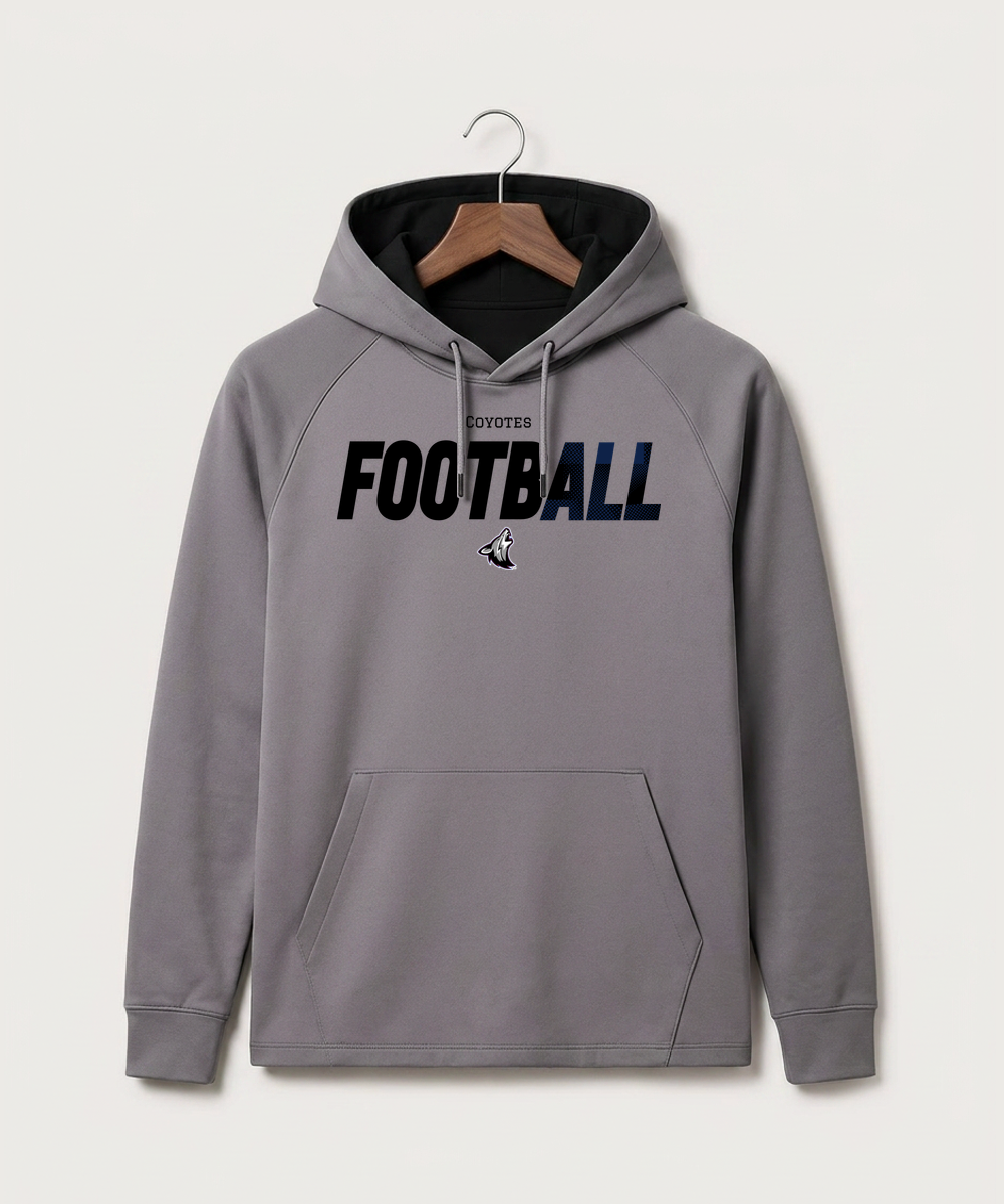 Heron Lake-Okabena High School Football (Boys) - Gray Hoodie - Full Front