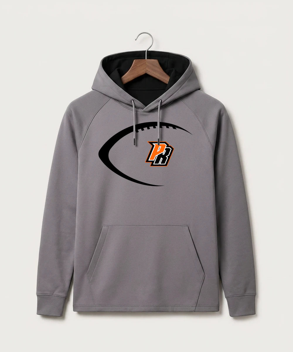 Park Rapids Area High School Football (Boys) - Gray Hoodie - Full Front