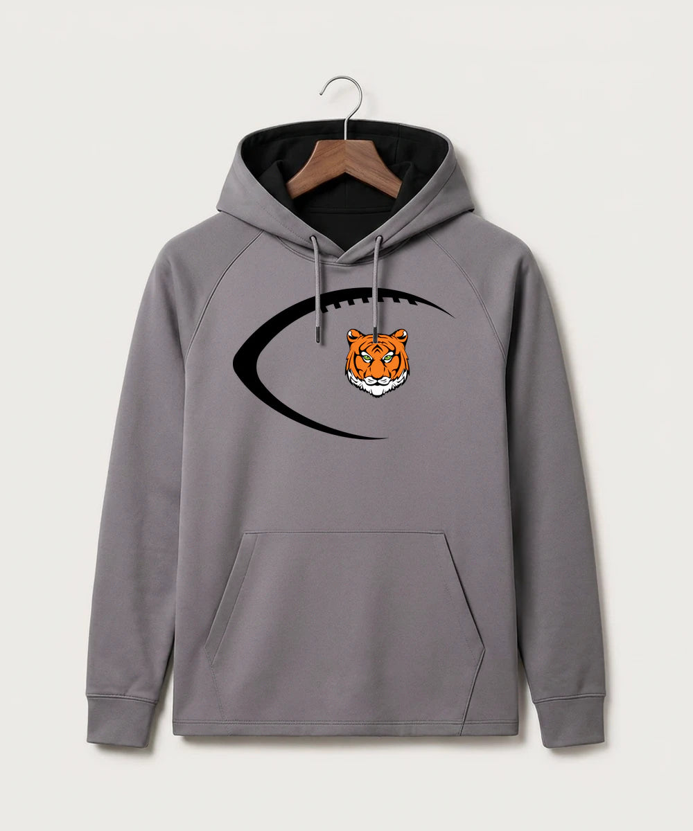 Princeton High School Football (Boys) - Gray Hoodie - Full Front