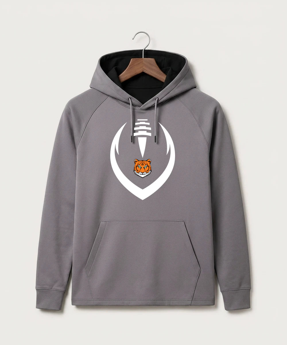 Princeton High School Football (Boys) - Gray Hoodie - Full Front