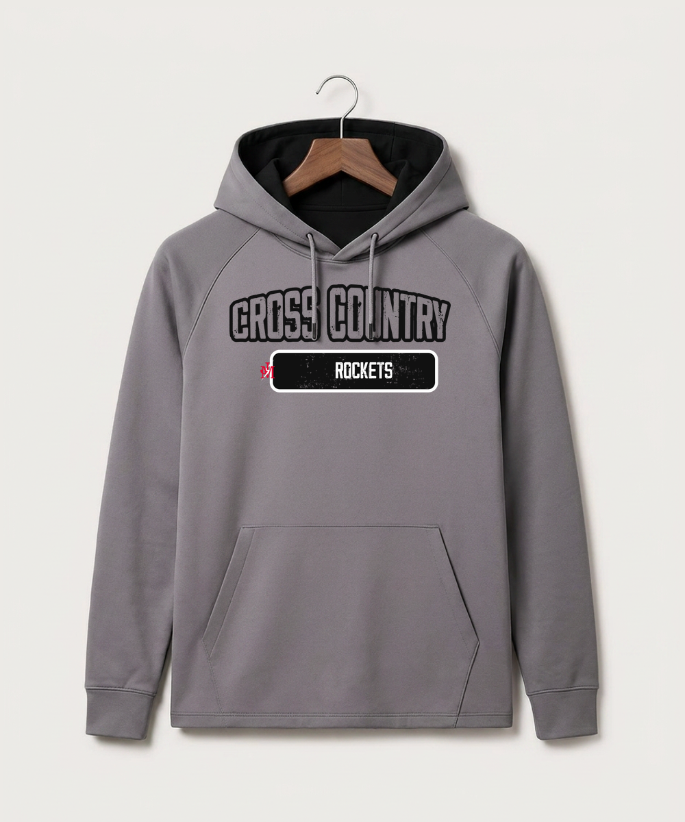 John Marshall High School Cross Country (Coed) - Gray Hoodie - Full Front