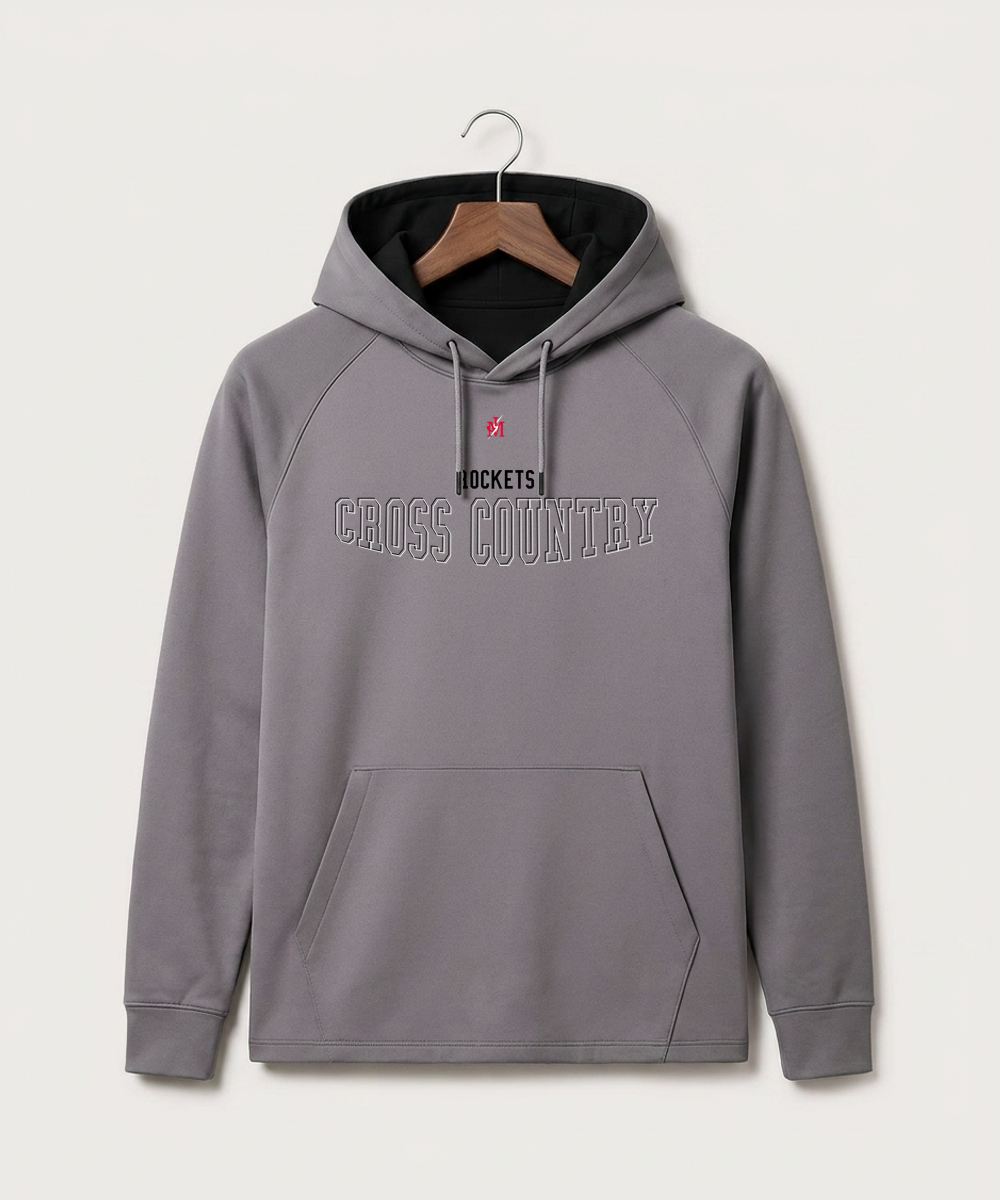 John Marshall High School Cross Country (Coed) - Gray Hoodie - Full Front
