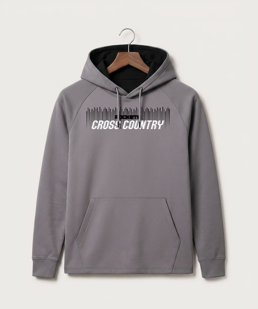 John Marshall High School Cross Country (Coed) - Gray Hoodie - Full Front