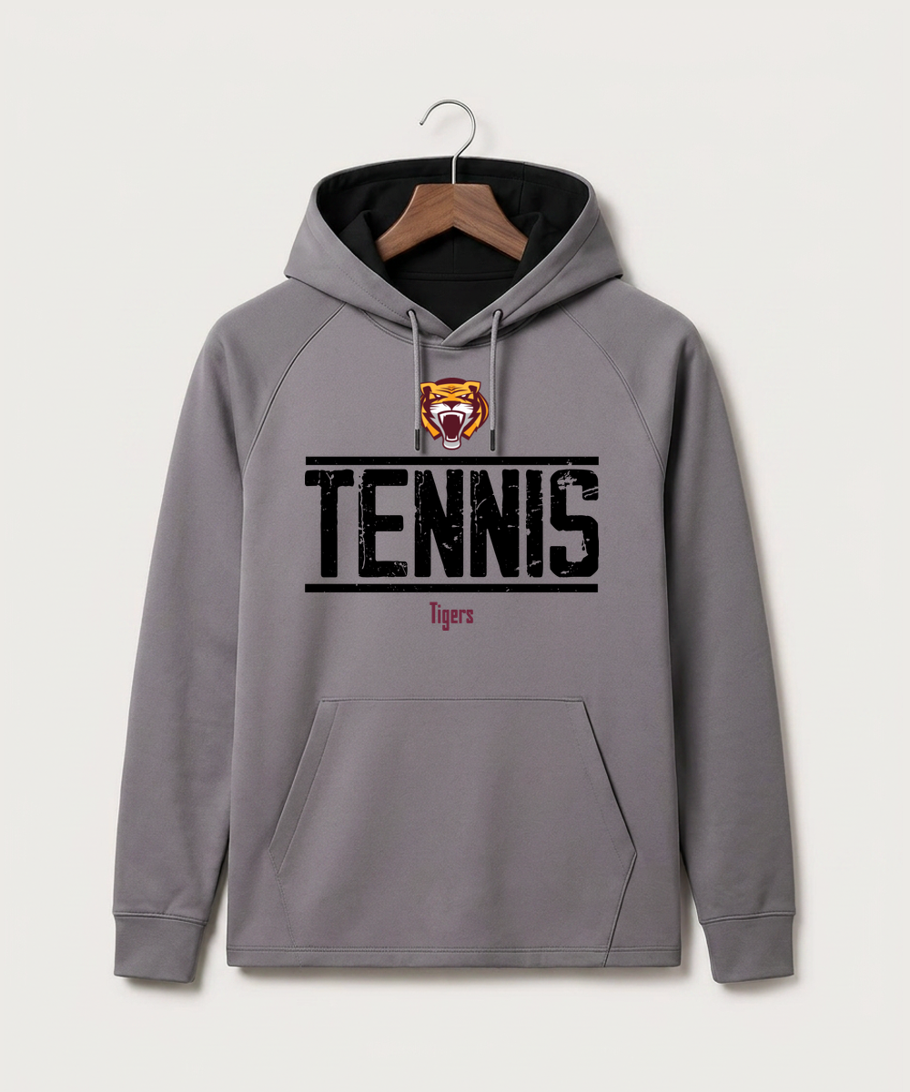 Stewartville High School Tennis (Coed) - Gray Hoodie - Full Front