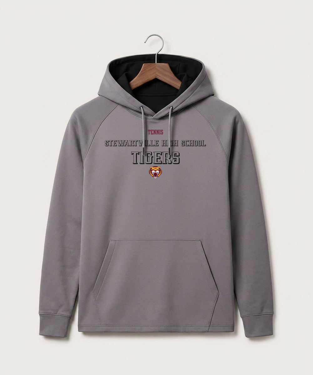 Stewartville High School Tennis (Coed) - Gray Hoodie - Full Front