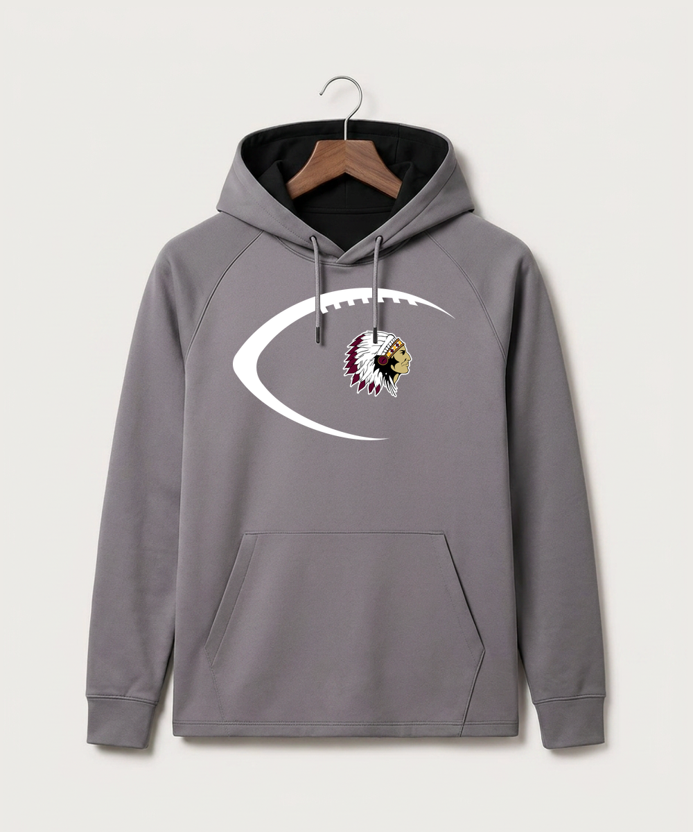 Stockton High School Football - Gray Hoodie - Full Front