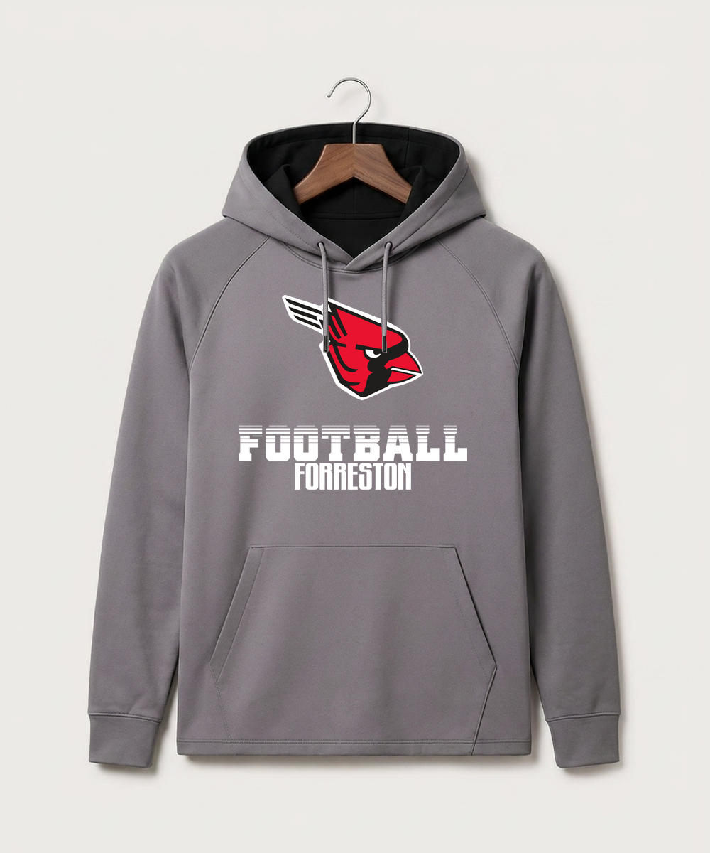 Forreston Football - Gray Hoodie - Full Front