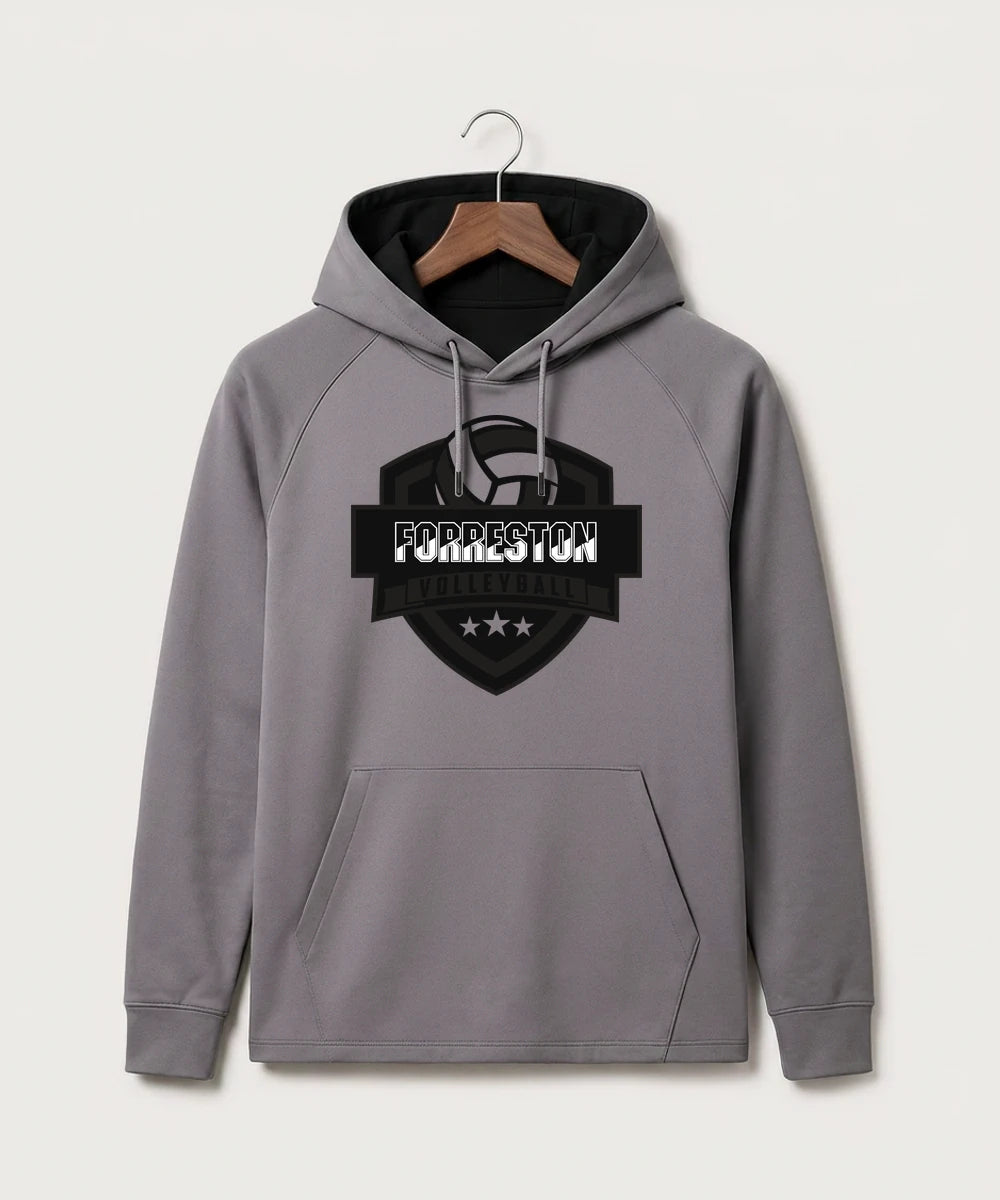 Forreston Volleyball - Gray Hoodie - Full Front