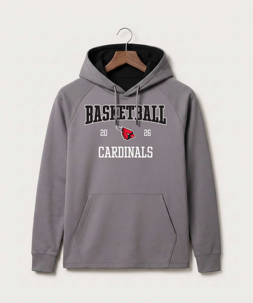 Forreston Basketball - Gray Hoodie - Full Front