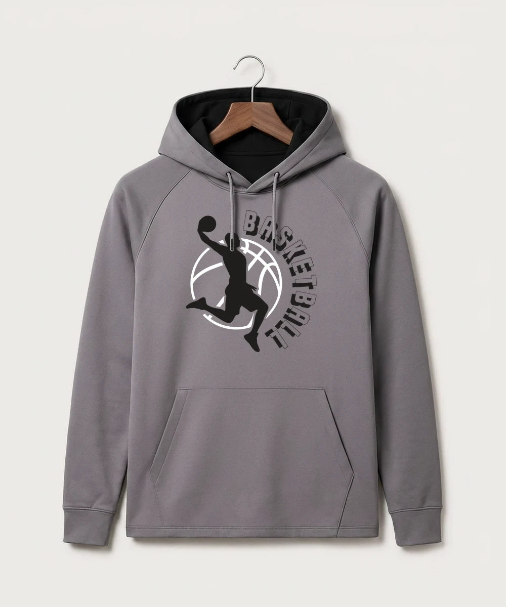 Forreston Basketball - Gray Hoodie - Full Front