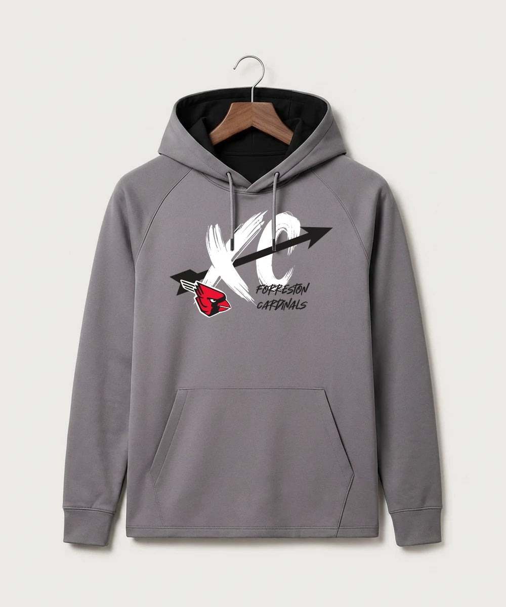 Forreston Cross Country - Gray Hoodie - Full Front