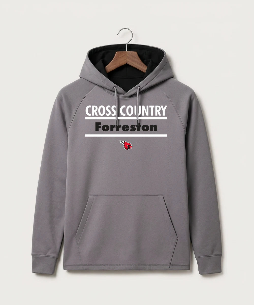 Forreston Cross Country - Gray Hoodie - Full Front