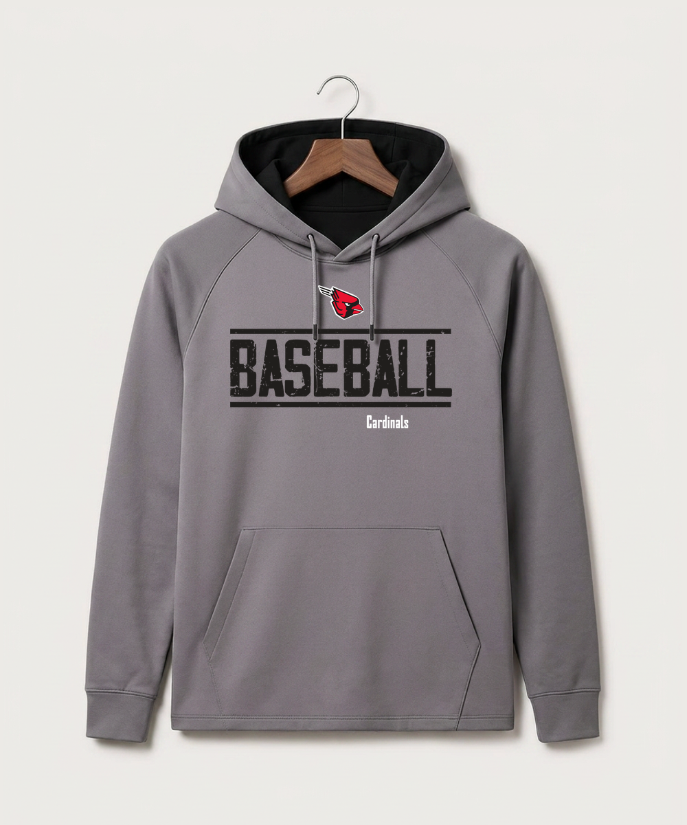 Forreston Baseball - Gray Hoodie - Full Front