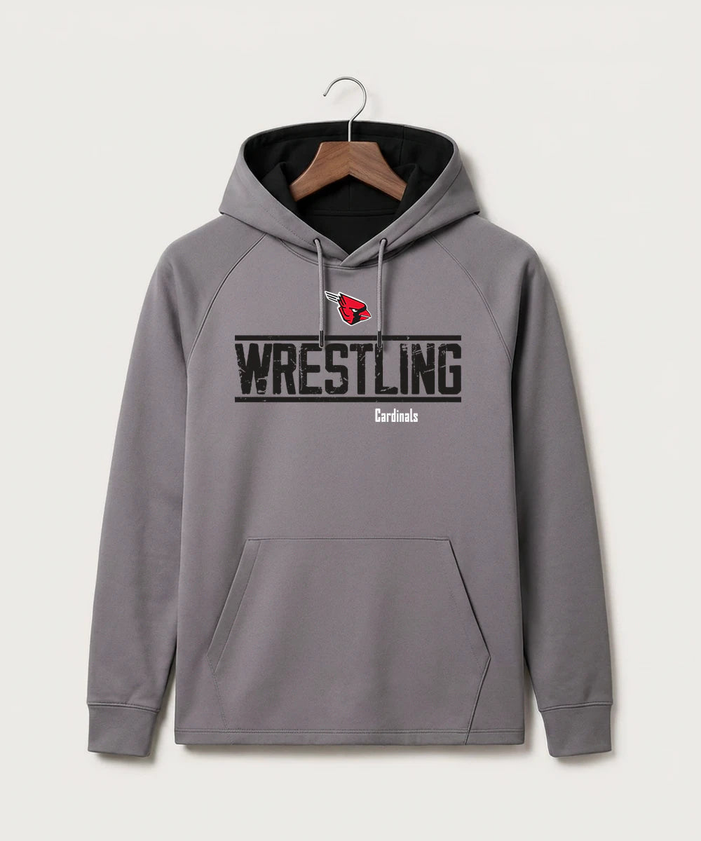 Forreston Wrestling - Gray Hoodie - Full Front