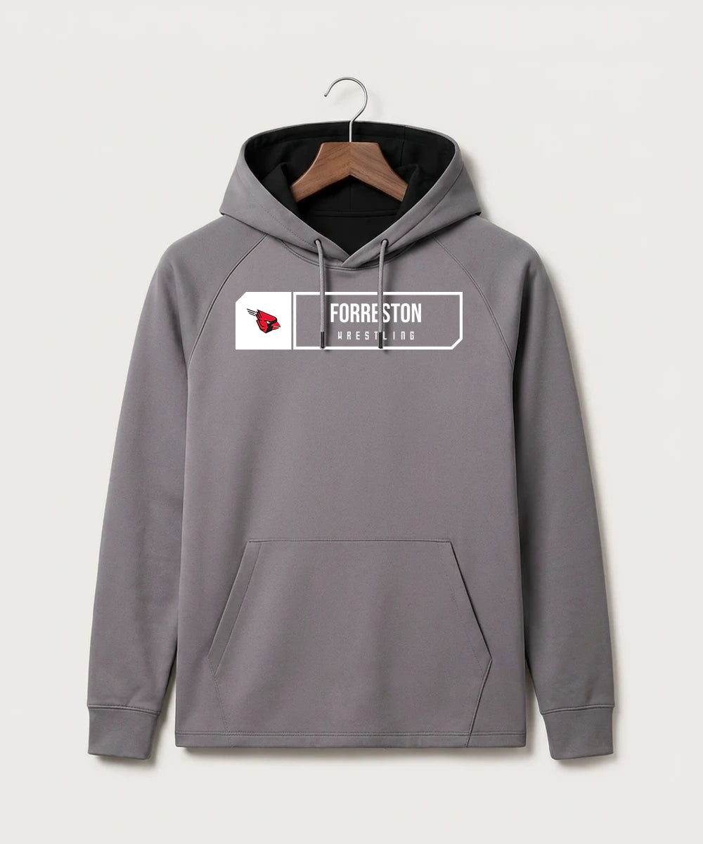 Forreston Wrestling - Gray Hoodie - Full Front