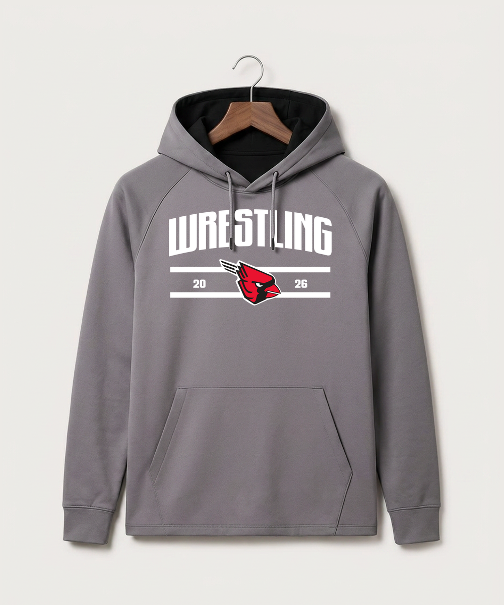 Forreston Wrestling - Gray Hoodie - Full Front