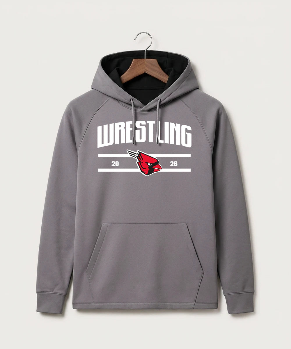 Forreston Wrestling - Gray Hoodie - Full Front