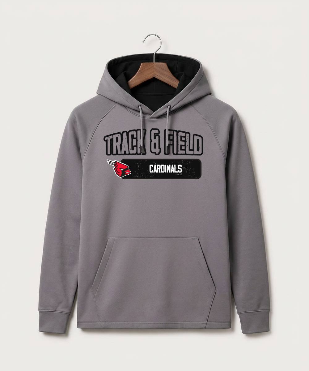 Forreston Track and Field - Gray Hoodie - Full Front