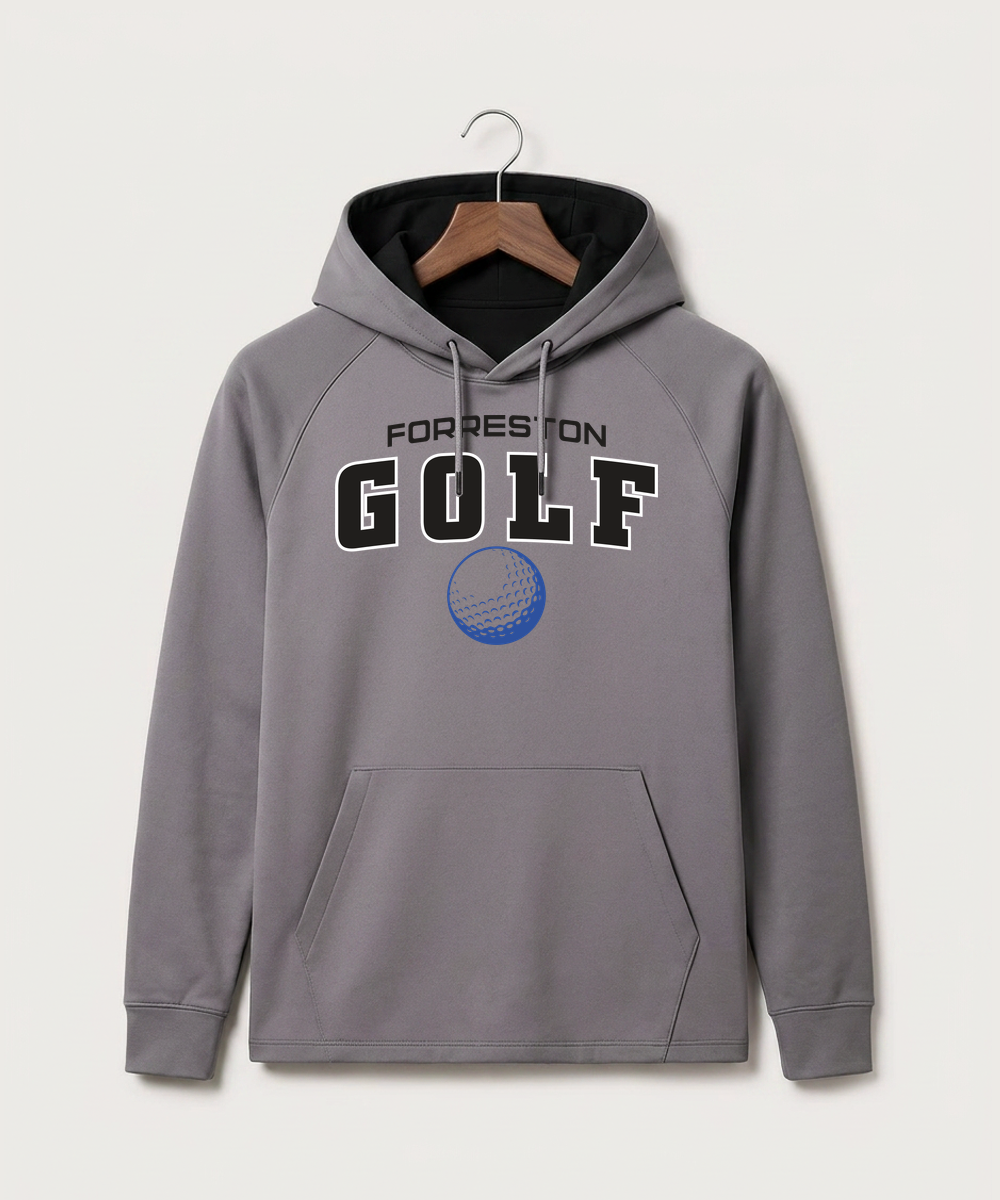Forreston Golf - Gray Hoodie - Full Front
