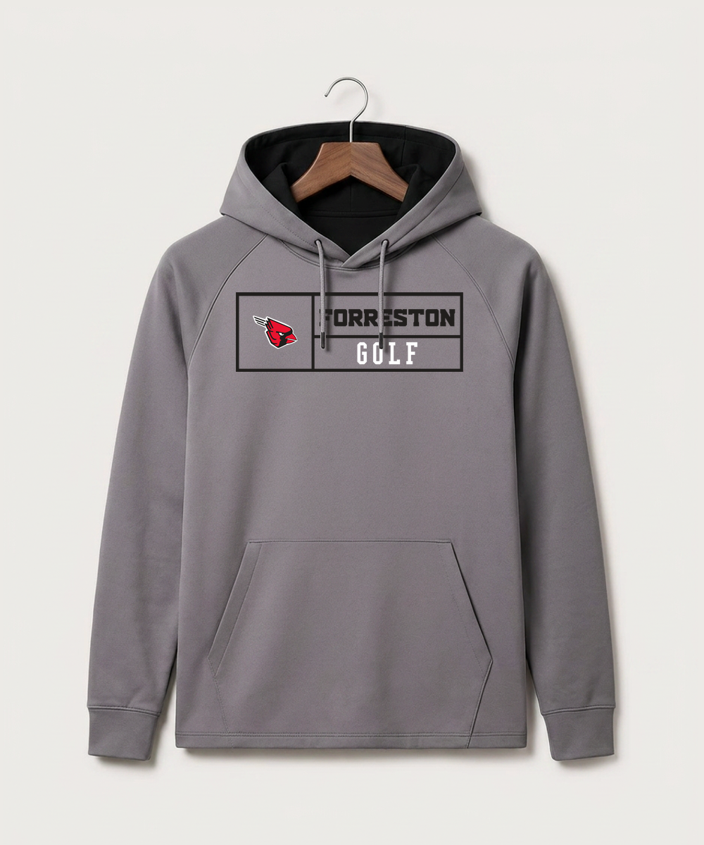 Forreston Golf - Gray Hoodie - Full Front