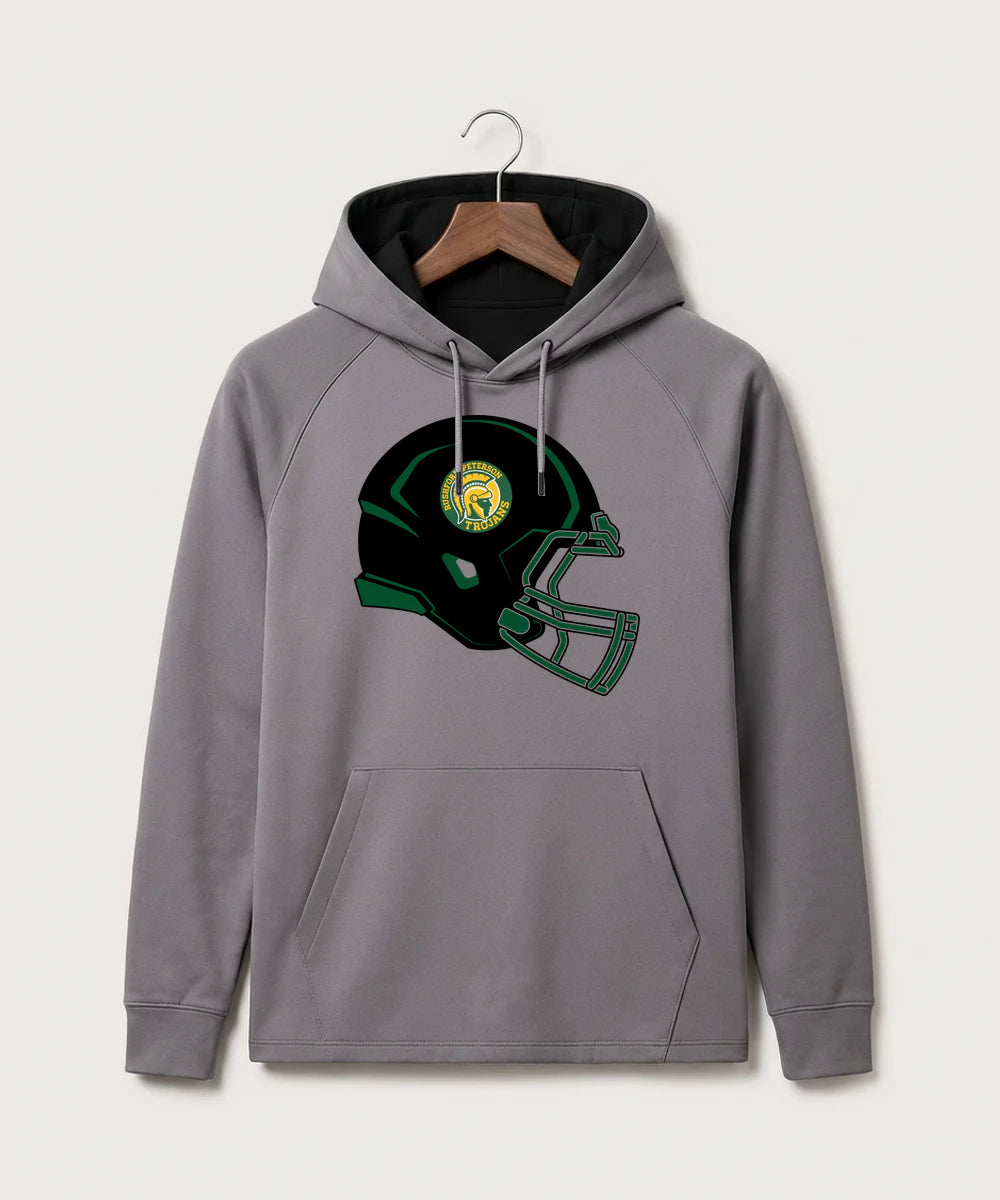 Rushford Peterson High School Football (Boys) - Gray Hoodie - Full Front