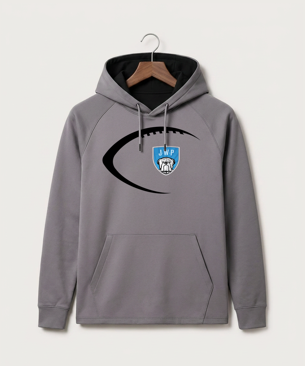 Janesville Waldorf Pemberton Football (Boys) - Gray Hoodie - Full Front