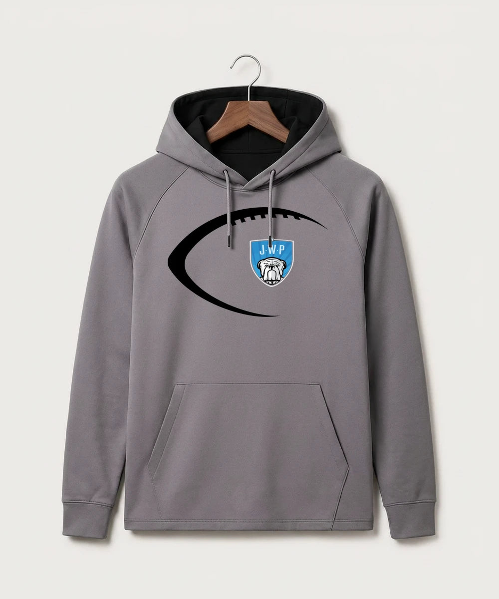 Janesville Waldorf Pemberton Football (Boys) - Gray Hoodie - Full Front