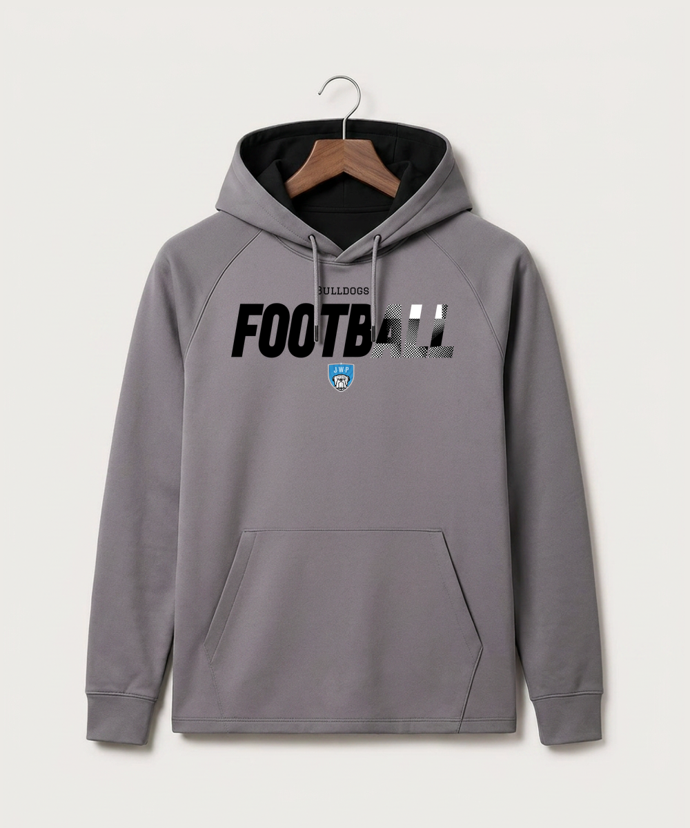 Janesville Waldorf Pemberton Football (Boys) - Gray Hoodie - Full Front