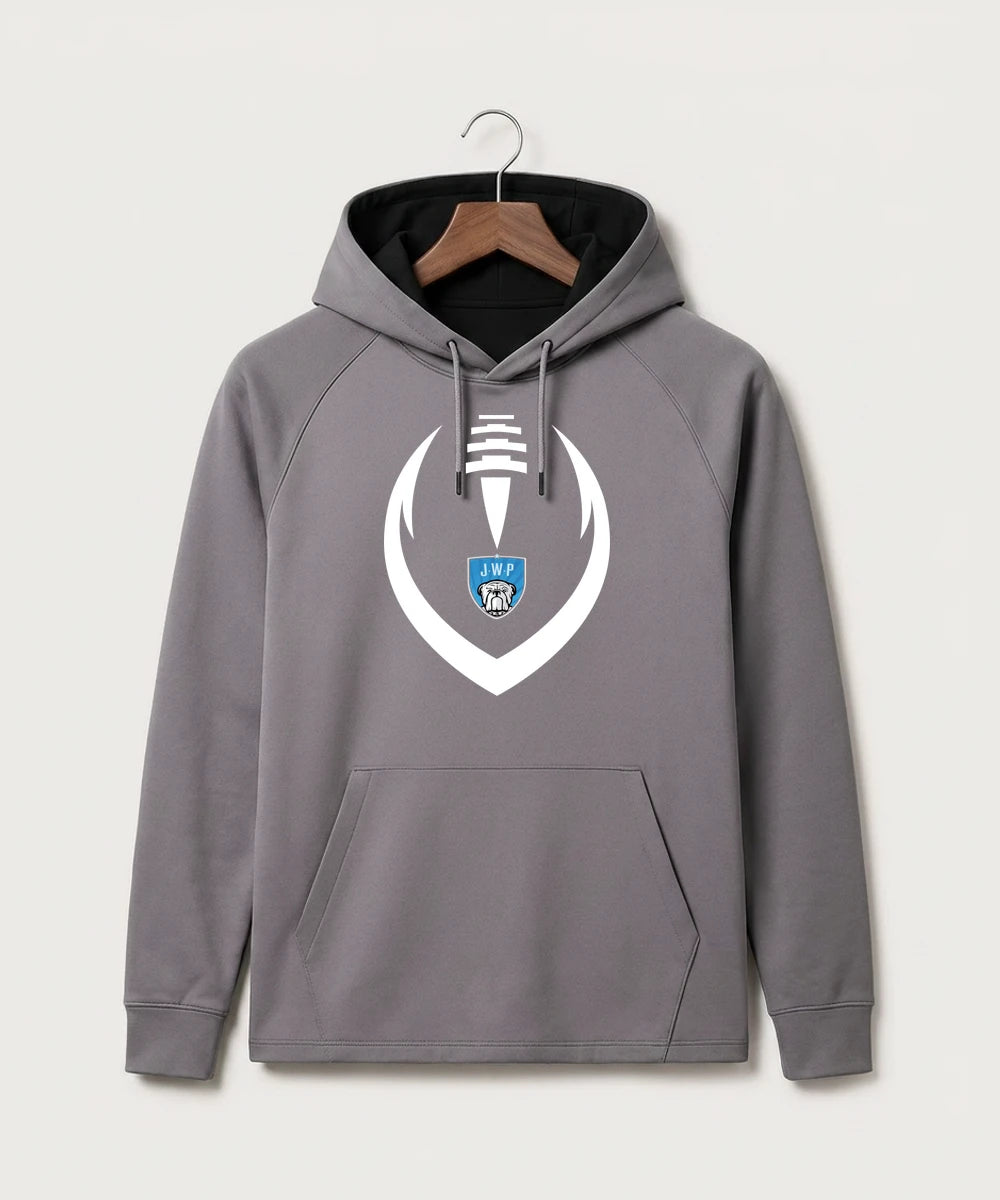 Janesville Waldorf Pemberton Football (Boys) - Gray Hoodie - Full Front
