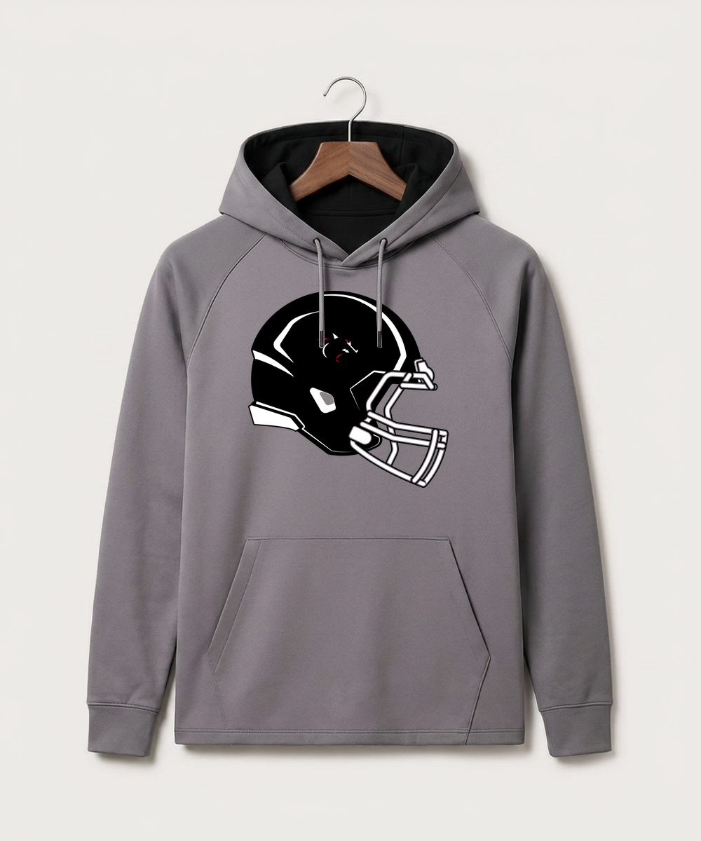 Nrheg Panthers High School Football (Boys) - Gray Hoodie - Full Front