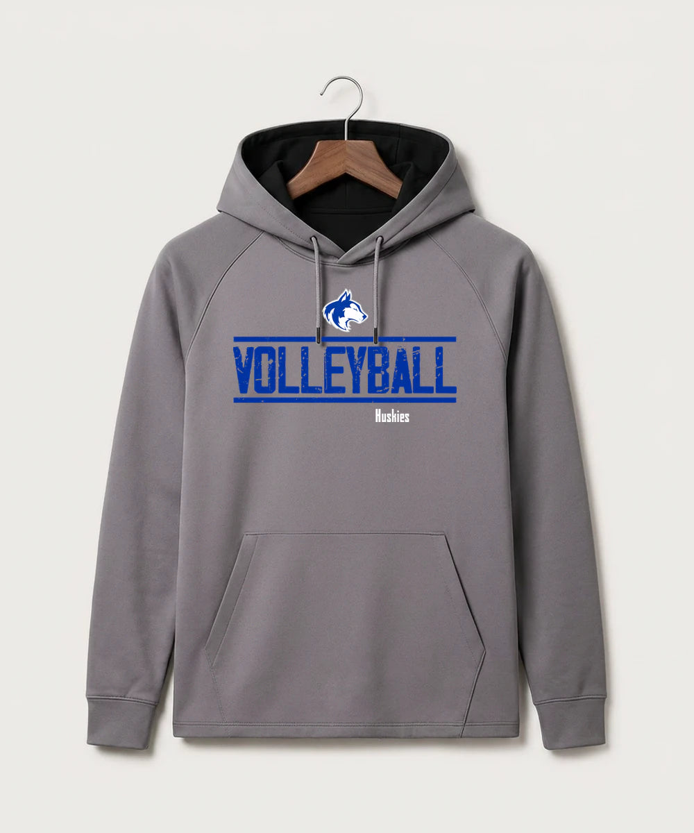 Owatonna High School Volleyball (Girls) - Gray Hoodie - Full Front