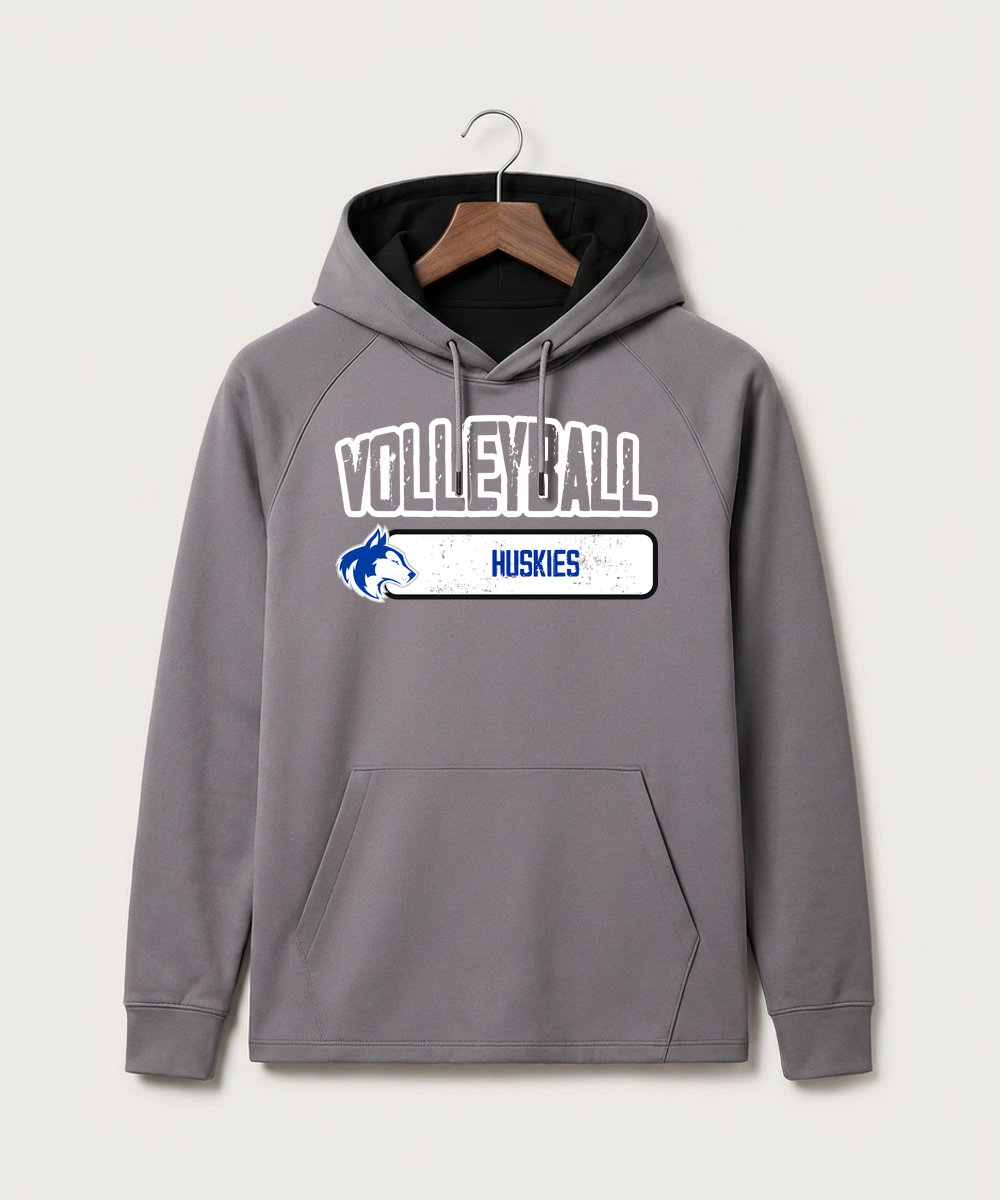 Owatonna High School Volleyball (Girls) - Gray Hoodie - Full Front