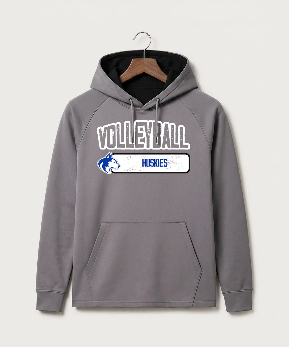 Owatonna High School Volleyball (Girls) - Gray Hoodie - Full Front