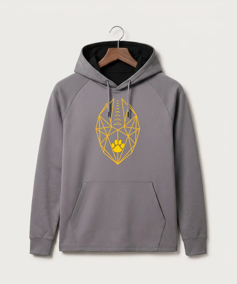 Plainview Elgin Millville H S Football (Boys) - Gray Hoodie - Full Front