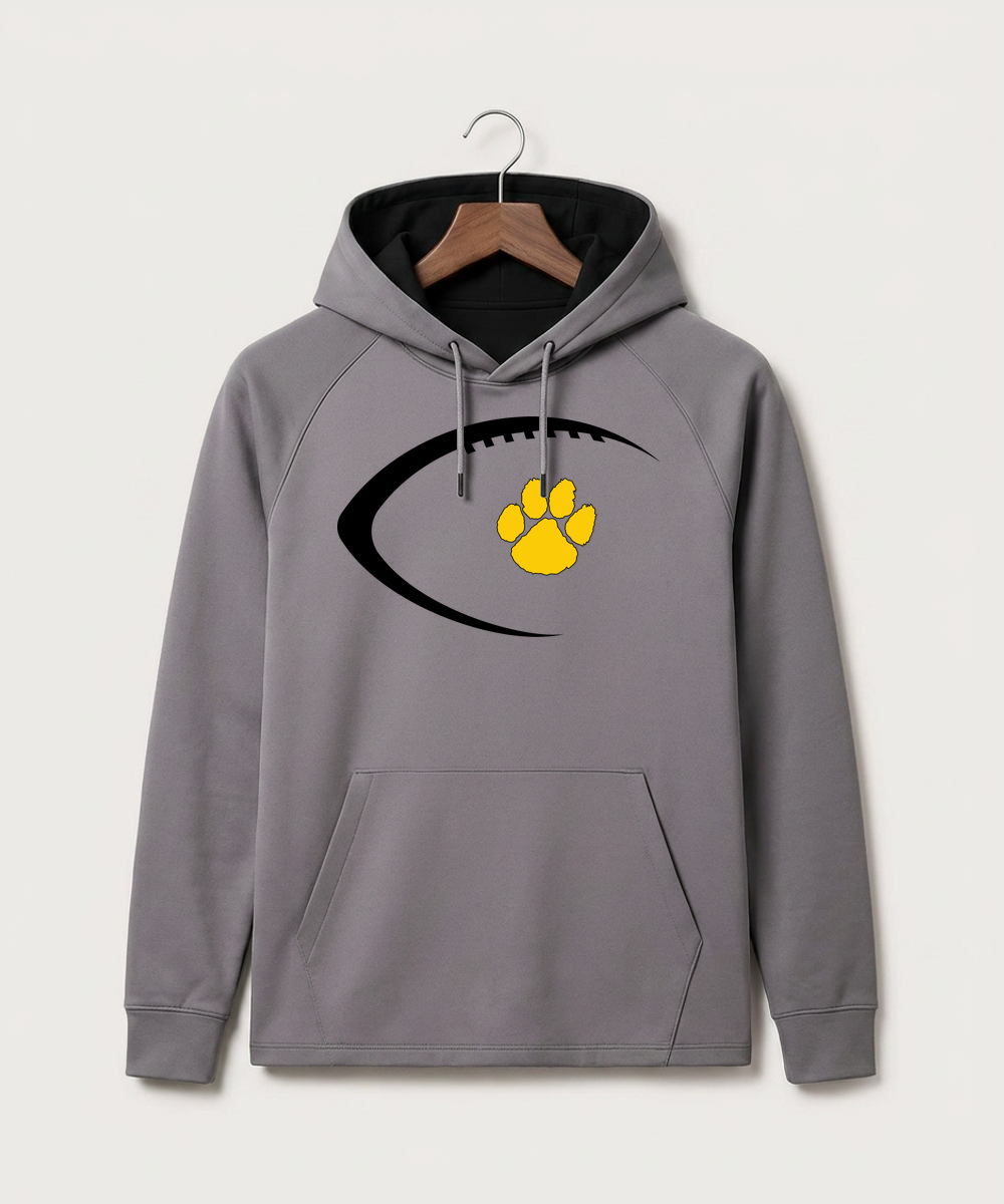Plainview Elgin Millville H S Football (Boys) - Gray Hoodie - Full Front
